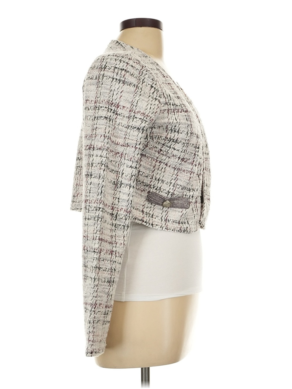 Emprada Cropped Tweed Jacket - Picture 4 of 5
